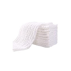 Muslin Burp Cloths for Baby 10 Pack