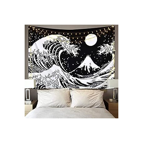 Japanese Wave Tapestry