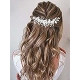 Unicra Silver Flower Bride Wedding Hair