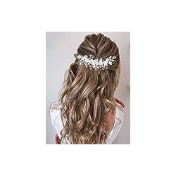 Unicra Silver Flower Bride Wedding Hair