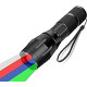 4 in 1 Multicolor Red Green Blue White Flashlight