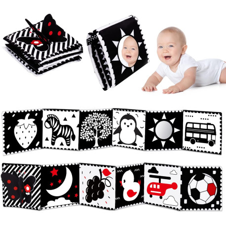 Black and White High Contrast Baby Toys