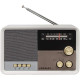 Crosley CR3036D-WS Tribute Vintage AM/FM Bluetooth Radio