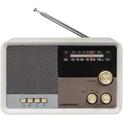 Crosley CR3036D-WS Tribute Vintage AM/FM Bluetooth Radio