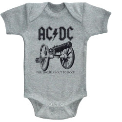 ACDC About to Rock Again Gray