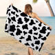 Microfiber Cow Print Beach Towels