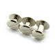 60 Sets Silvery Chicago Screws Assorted Kit