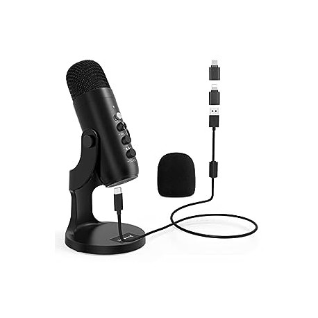 USB Microphone,Condenser Computer PC Mic
