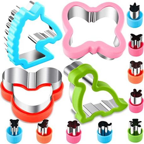 Sandwich Cutters Vegetabel Shape Cutters for Kids 13 PACK