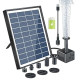 6W Solar Fountain Pump with Battery Backup