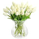 30 Pcs Artificial Tulip Flowers Real Touch Tulips