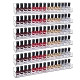6Pcs/Set Acrylic Nail Polish Rack Wall Mounted