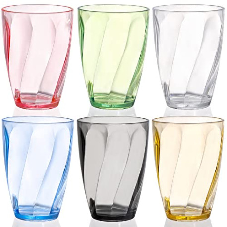 Set of 6 Unbreakable Premium Drinking Glasses