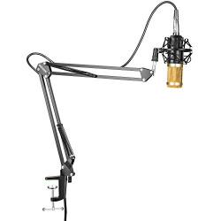 NW-800 Professional Studio Broadcasting Recording Condenser Microphone & NW-35 Adjustable