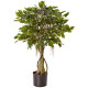 3ft. Ficus Tree UV Resistant (Indoor/Outdoor),Green,Small
