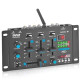 Pyle Wireless DJ Audio Mixer - 3 Channel Bluetooth Compatible DJ