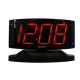 Digital Alarm Clock with Swivel Base (Black)