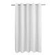 Extra Long Shower Curtain No Hooks or Liner Needed - Soft Microfiber 84"