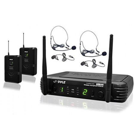8 Channel Wireless Microphone System - Portable UHF Digital