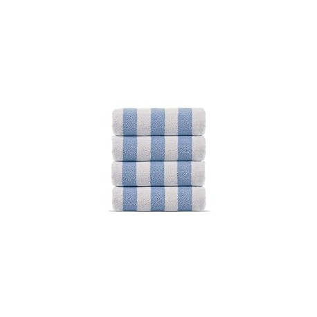 Towels 4-Pack (Light Blue, 30x60 Inch)