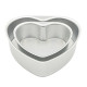 2 pcs Aluminum Heart Shaped Cake Pan