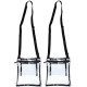Adjustable Cross-Body Strap, Extra Inside Pocket (Pack of 2)