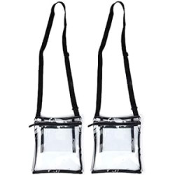 Adjustable Cross-Body Strap, Extra Inside Pocket (Pack of 2)