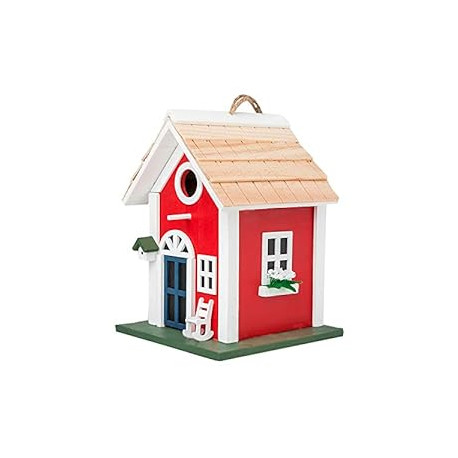 Hanging Colourful Birdhouse Garden Country