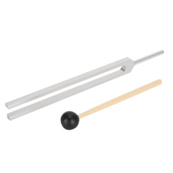 128Hz Steel Tuning Fork Sound therapy Healing Vibration Tuner Musical Instrument