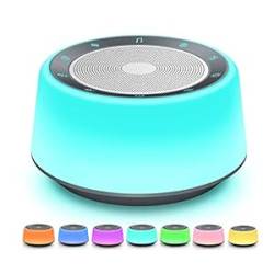 White Noise Machine with 30 Soothing Sounds and 7 Colors