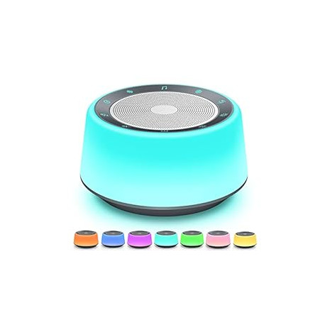 White Noise Machine with 30 Soothing Sounds and 7 Colors