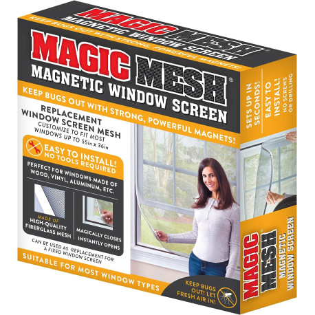 Magic Mesh Magnetic Window Screen
