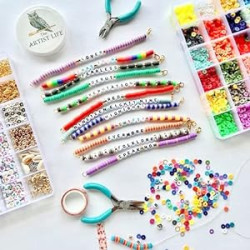 6000 Clay Heishi Beads Bracelet Making Kit