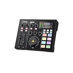 Audio Interface with DJ Mixer and Sound Card