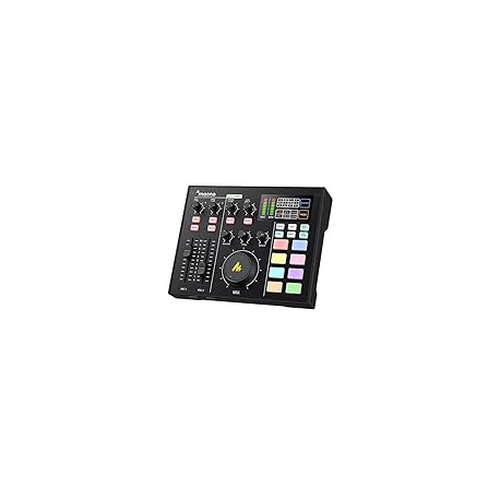 Audio Interface with DJ Mixer and Sound Card