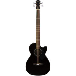 Fender CB-60SCE Black Solid Top Acoustic-Electric Bass