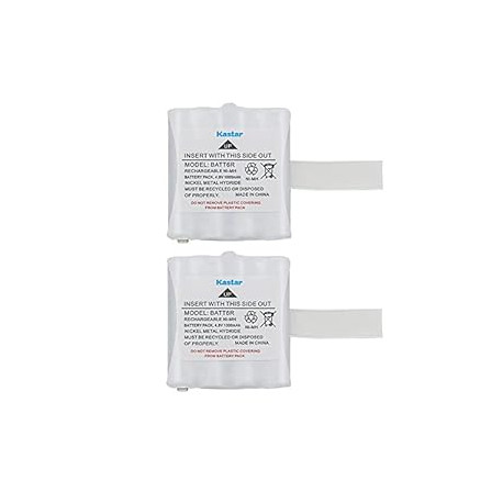 2-Pack BATT6R Battery 4.8V 1000mAh Replacement for Midland LXT500
