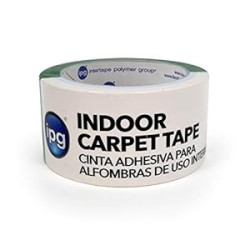 Double-Sided Indoor Carpet Tape, 1.88" x 10 yd