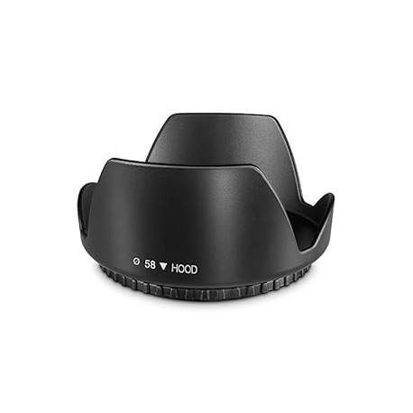 58MM Tulip Flower Lens Hood for Canon EOS 77D
