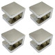 Pack of 4 LuKLoy Shower Glass Clamp