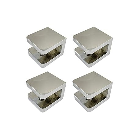 Pack of 4 LuKLoy Shower Glass Clamp