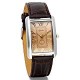 Watches Gift Set - Unique Dial with Roman Numbers Brown Leather Band