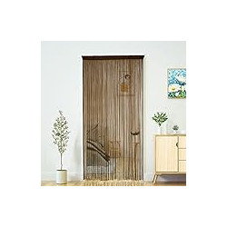 Living Room Fringe Divider Panel Laundry Room(39×79in/100×200cm, Coffee) Visit the YaoYue Store