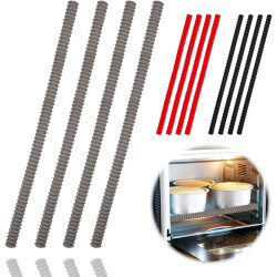 4 Pack Heat Resistant Silicone Oven Rack Cover 14 inches