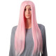 30 Inches Long Straight Light Pink