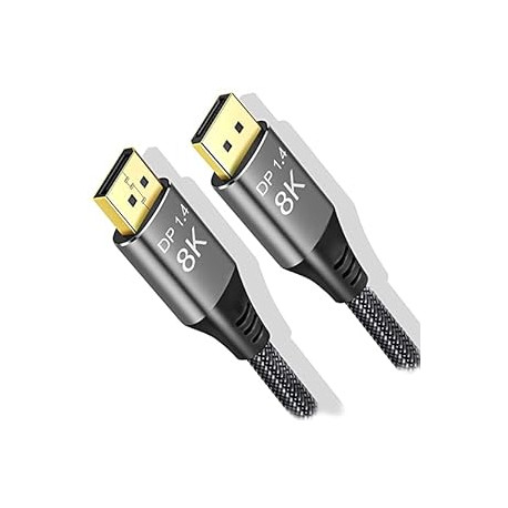 8K Display Port to DisplayPort Cable 1.4 5ft