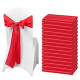 50 PCS Satin Chair Sash Chair Decorative Bow Designed
