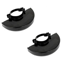 2Pcs Angle Grinder Metal Safety Guard Protector Wheel Cover, Black
