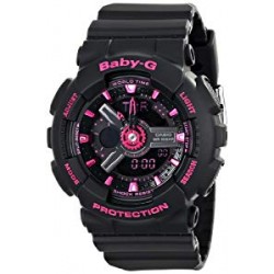 Women's Baby-G Analog-Digital Display Quartz Black Watch