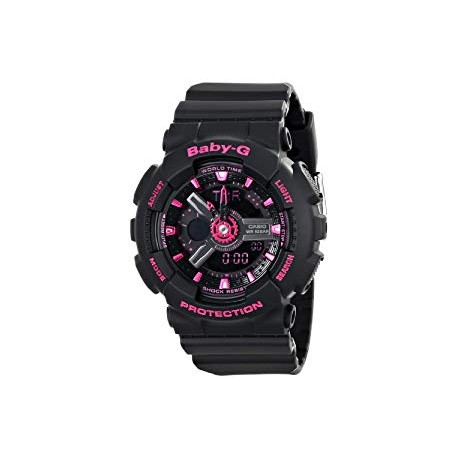 Women's Baby-G Analog-Digital Display Quartz Black Watch